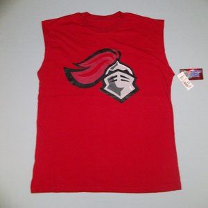 Mens Collegiate Rutgers Scarlet Knights Muscle Tee Tank-Red-Cotton-Large-NWT
